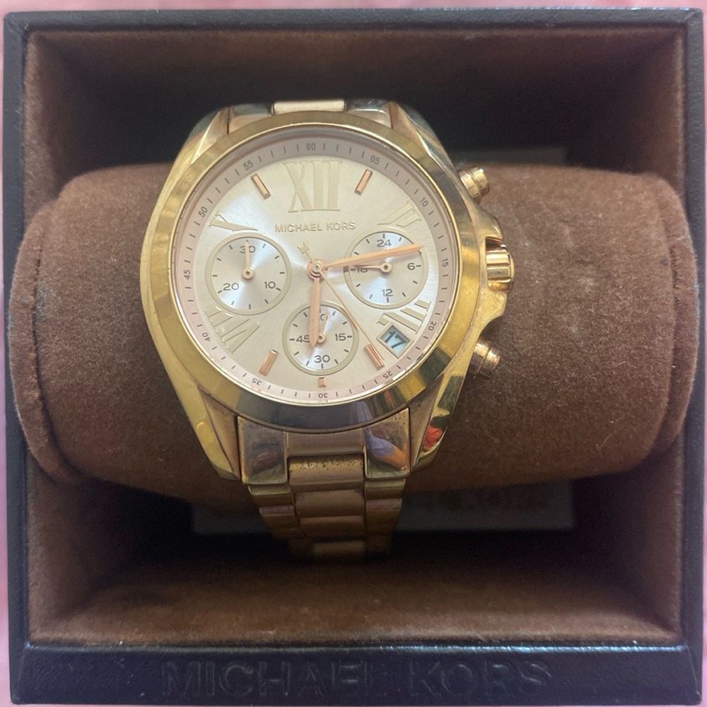MK Rose Gold Watch